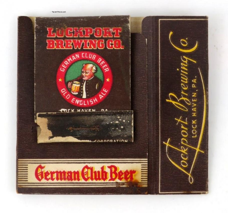 German Club Beer Matchcover and Cigarette PackSleeve