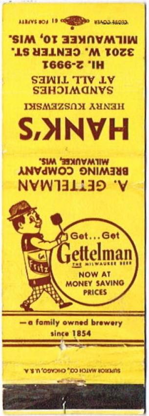 Gettelman Beer Dupe