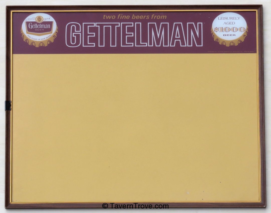 Gettelman Beer License Holder