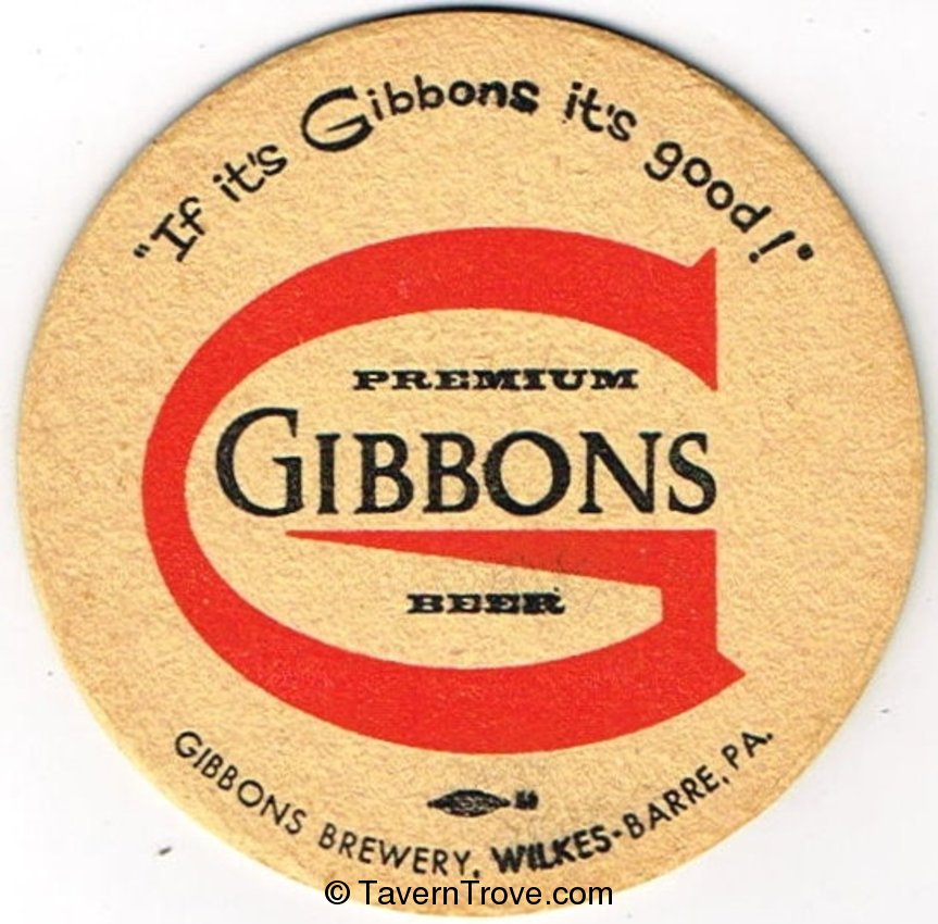 Gibbons Premium Beer