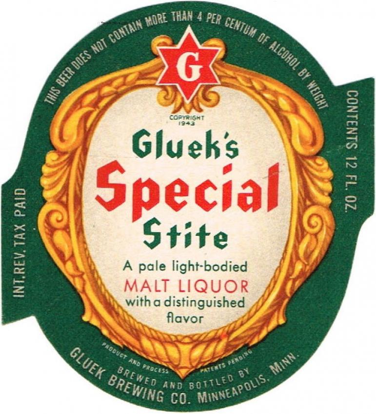 Gluek's Special Stite