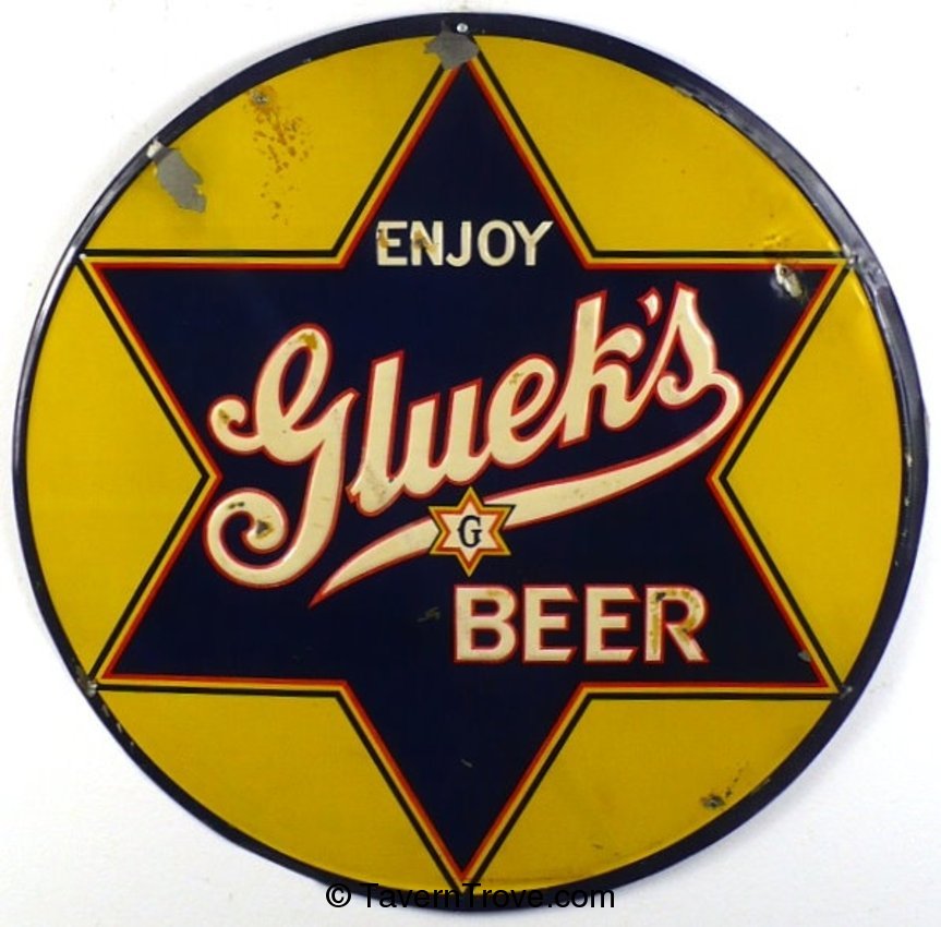 Gluek's Beer tin tacker