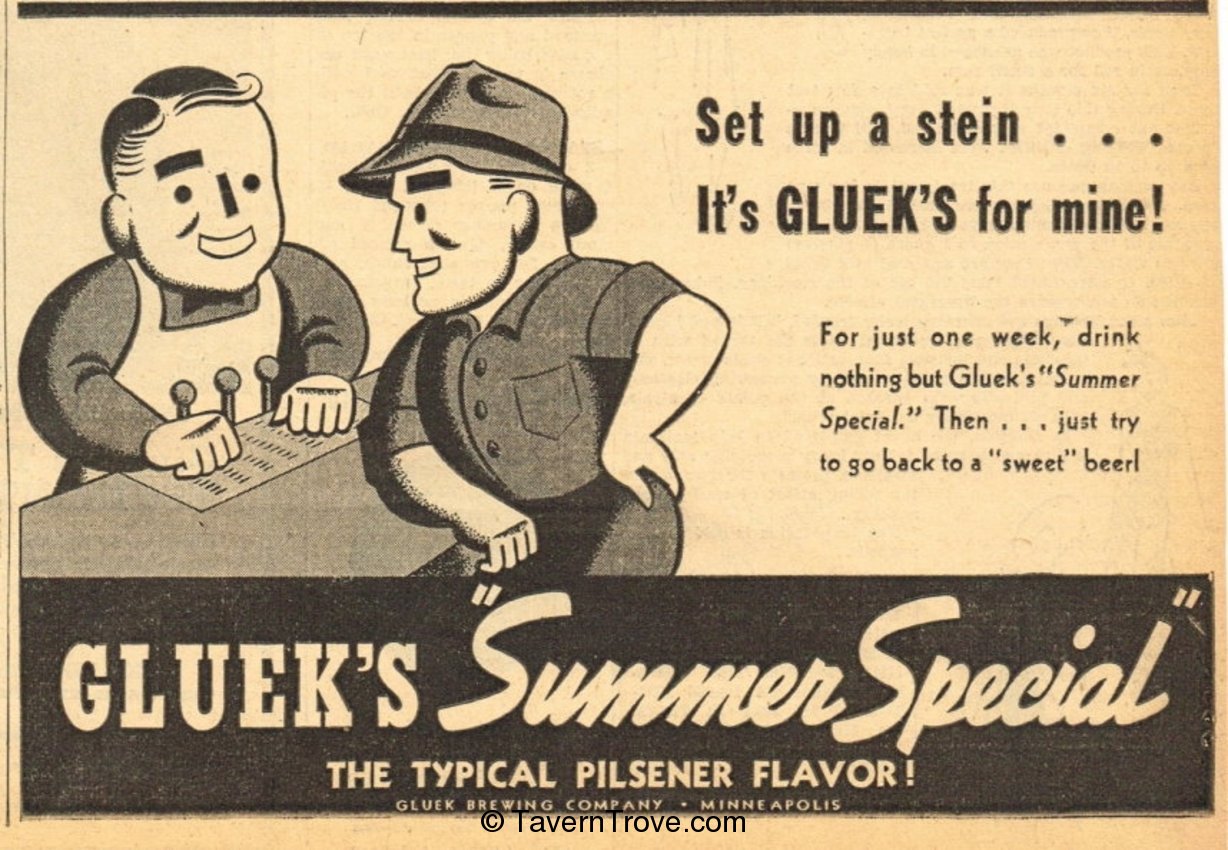 Gluek's Summer Special Beer