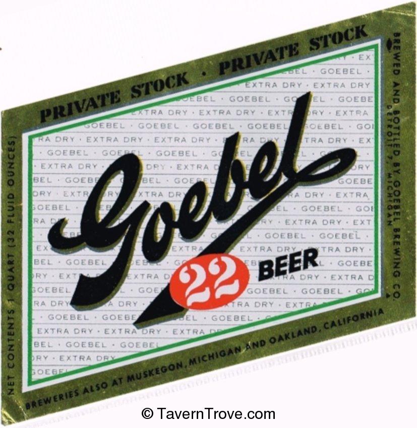 Goebel 22 Beer