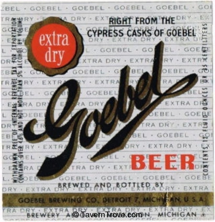 Goebel Extra Dry Beer