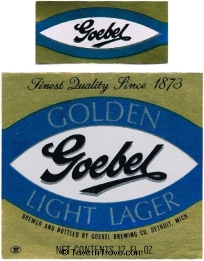 Goebel Golden Light Lager Beer