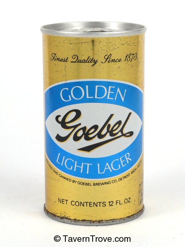 Goebel Golden Light Lager Beer