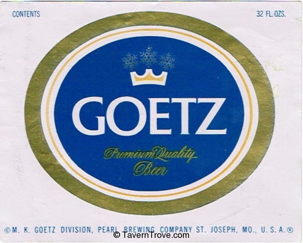 Goetz Premium Quality Beer