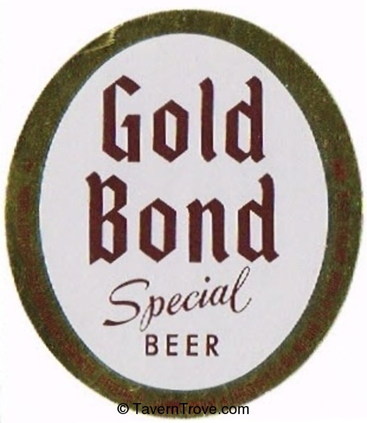 Gold Bond Pale Beer