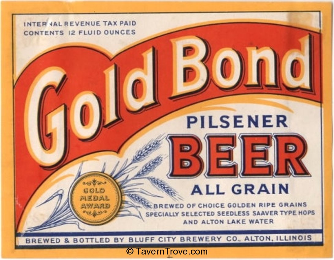 Gold Bond Pilsener Beer