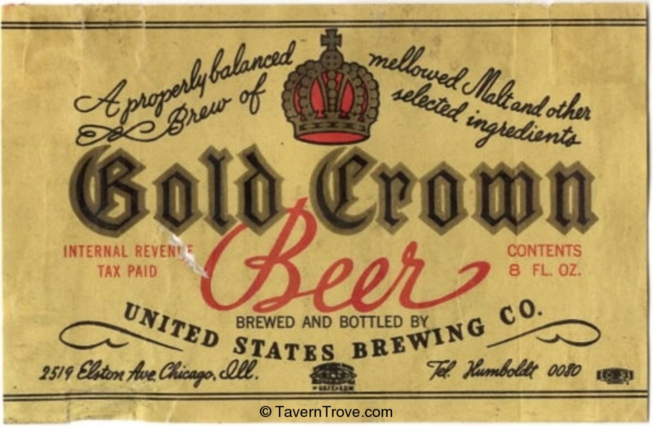 Gold Crown Pilsener Beer