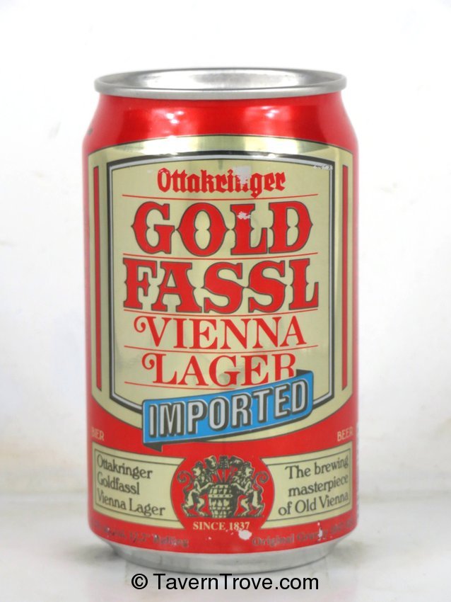 Gold Fassl Vienna Lager 330ml Beer Can Austria