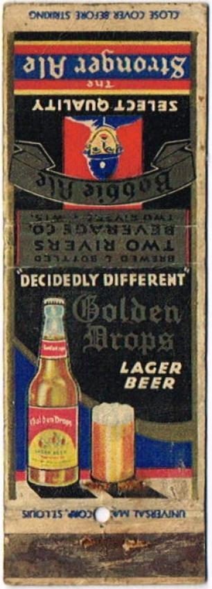 Golden Drops Lager Beer/Bobbie Ale Dupe