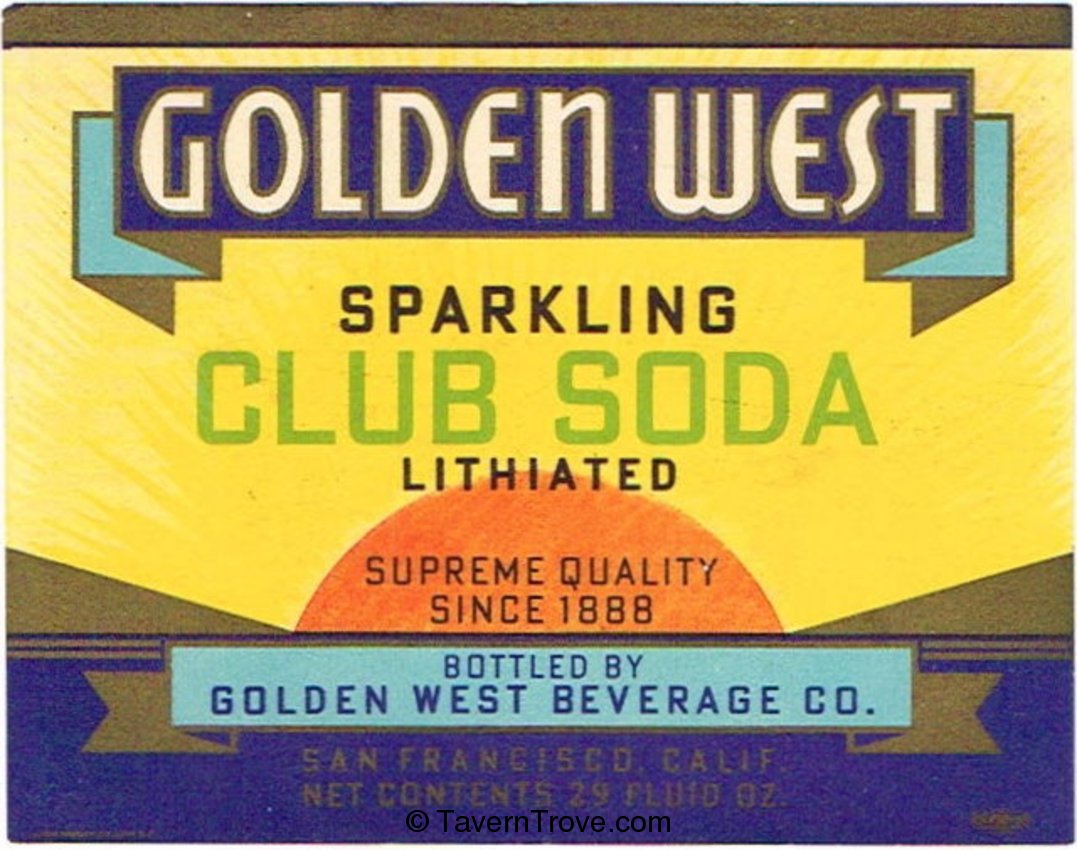 Golden West Club Soda