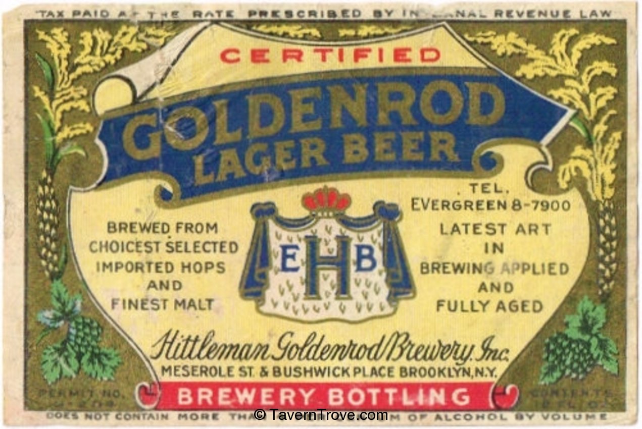 Goldenrod Lager Beer