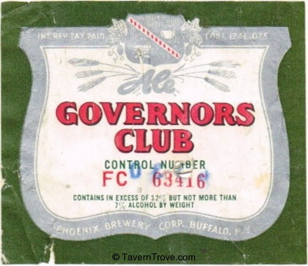 Governors Club Ale 