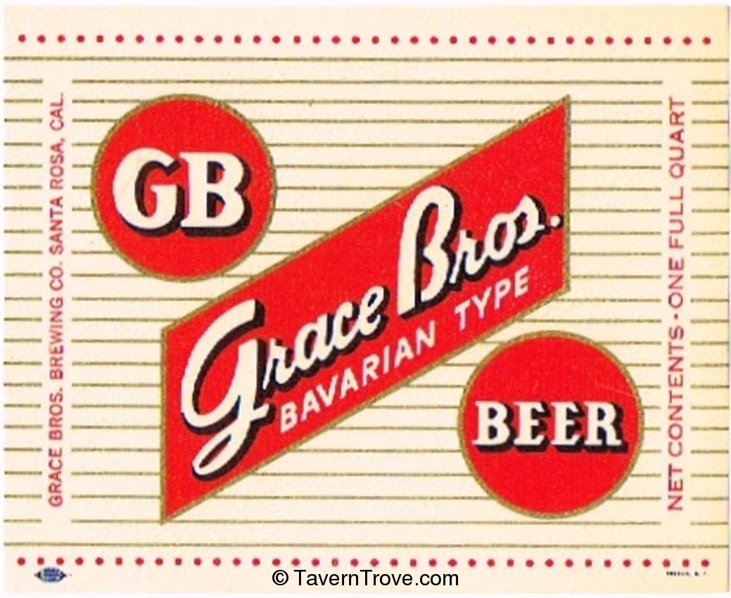 Grace Bros. Bavarian Type Beer