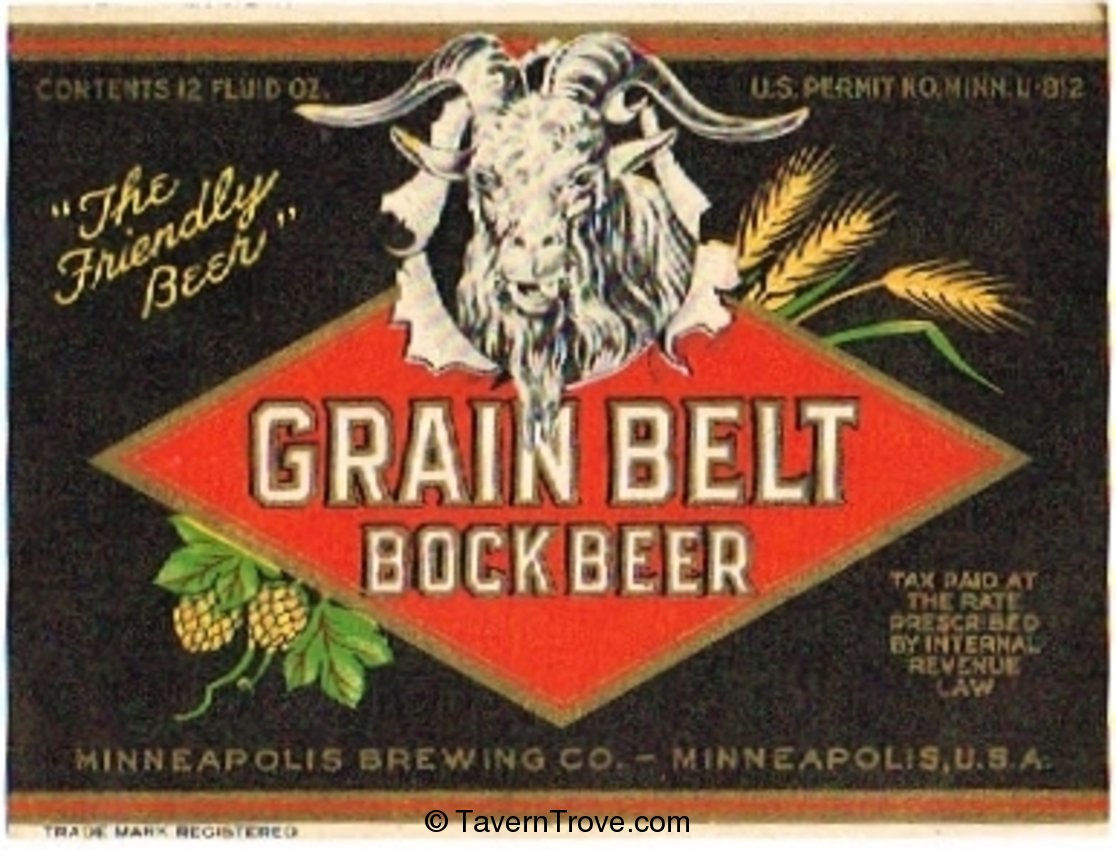 Grain Belt Bock Beer