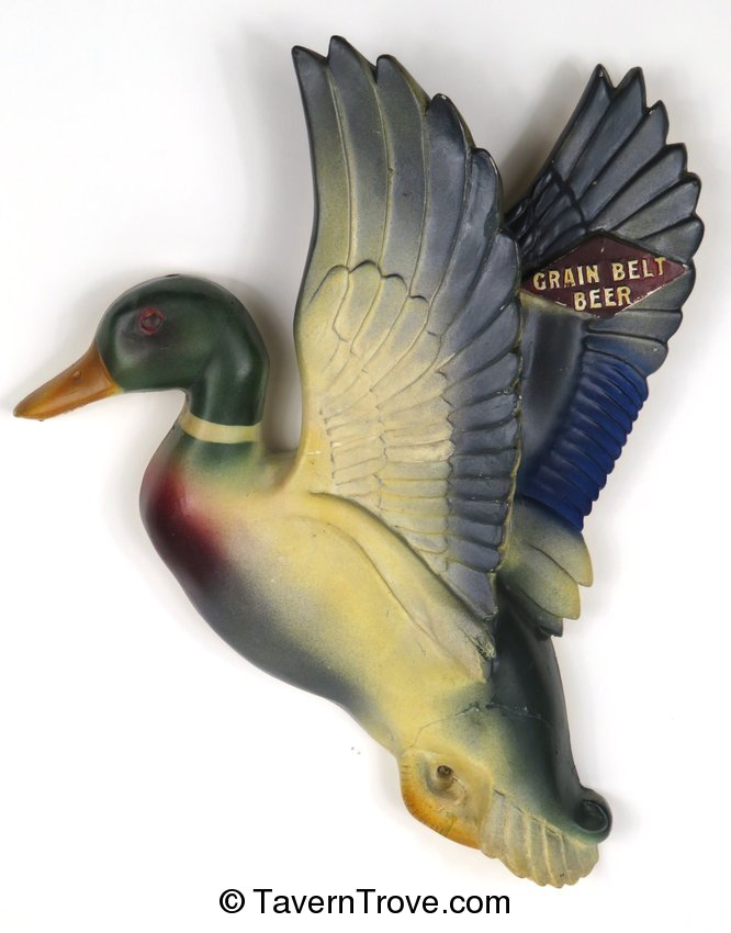 Grain Belt Beer Plaster Mallard