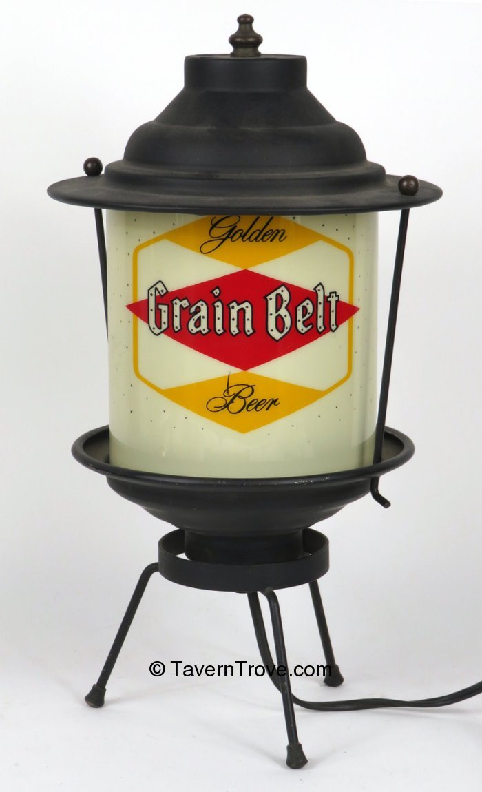 Item #20451 1955 Grain Belt Beer Spinning Heat Lantern Motion Sign