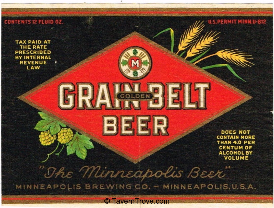 Grain Belt Golden Beer