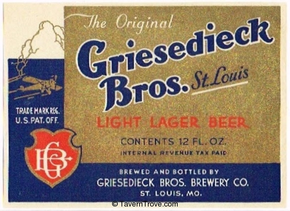 Griesedieck Bros. Light Lager Beer