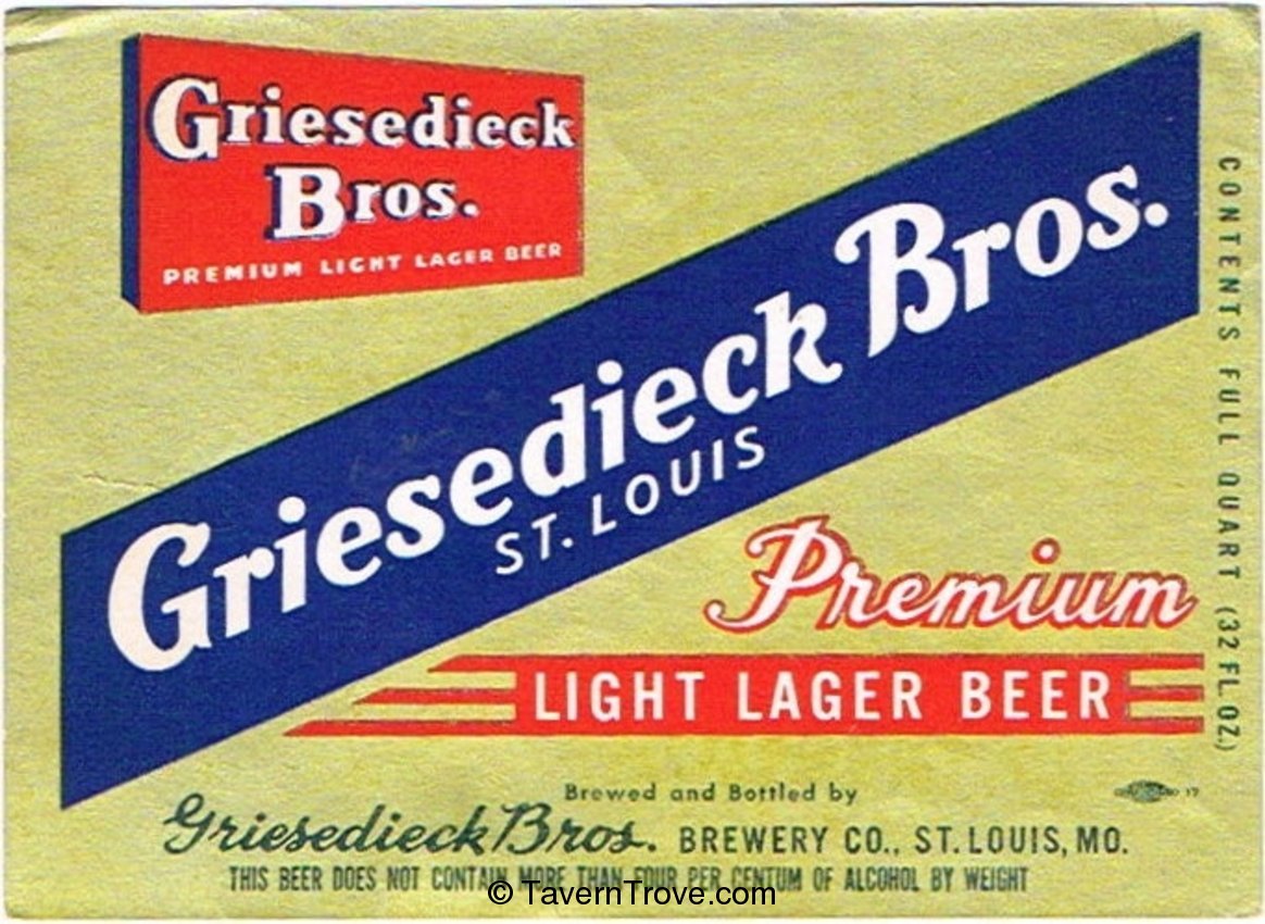 Griesedieck Bros. Premium Beer