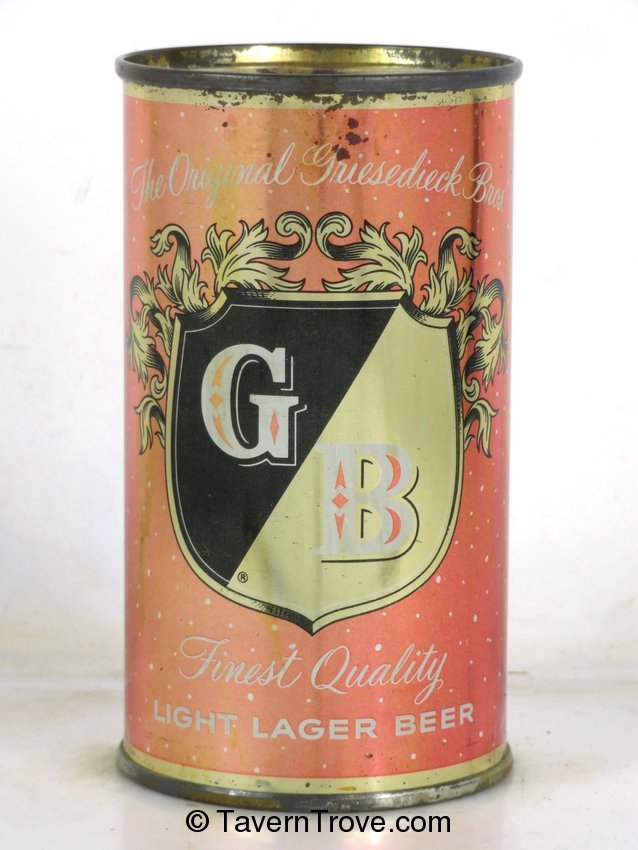 Griesedieck Bros. Light Lager Beer