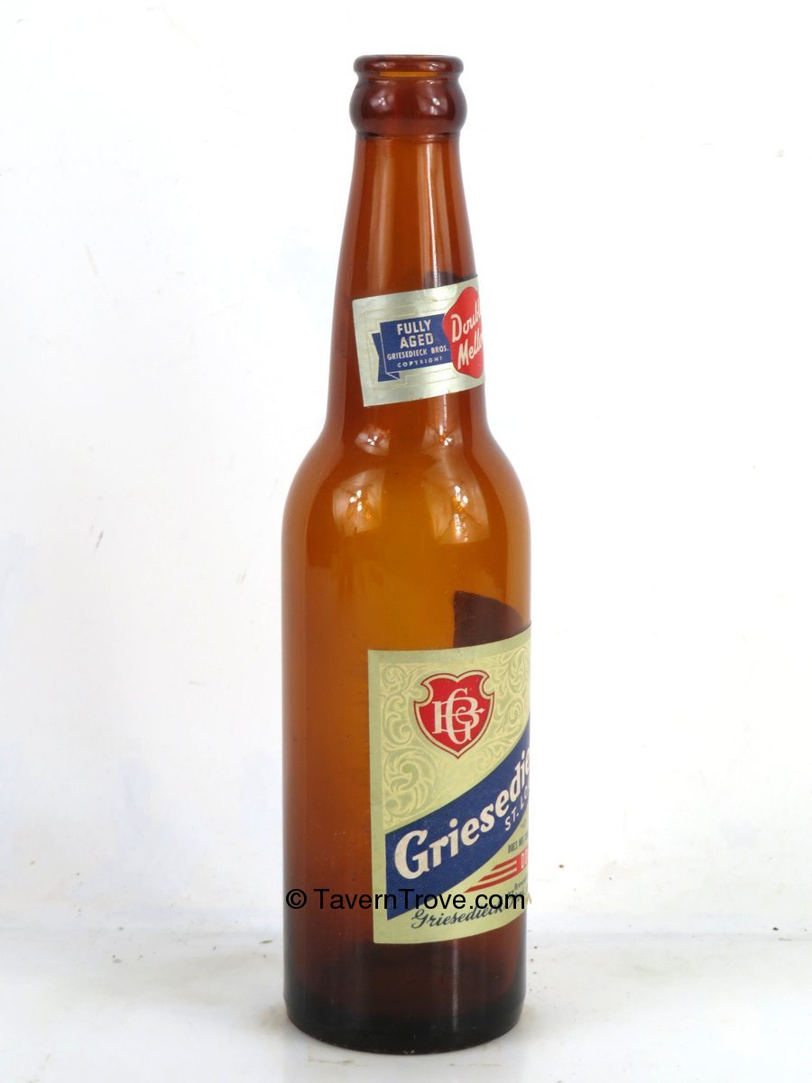 Item #99400 1939 Griesedieck Bros. Light Lager Beer Bottle