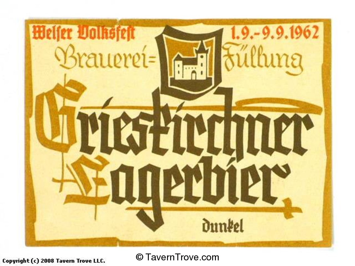 Grieskirchner Lagerbier Dunkel