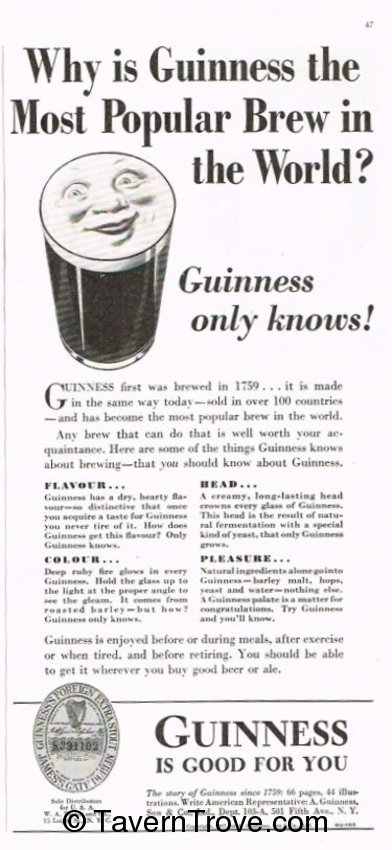 Guinness's Extra Stout