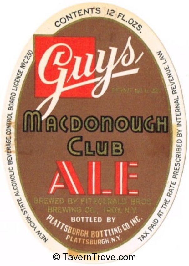 Guy's Macdonough Club Ale Ale