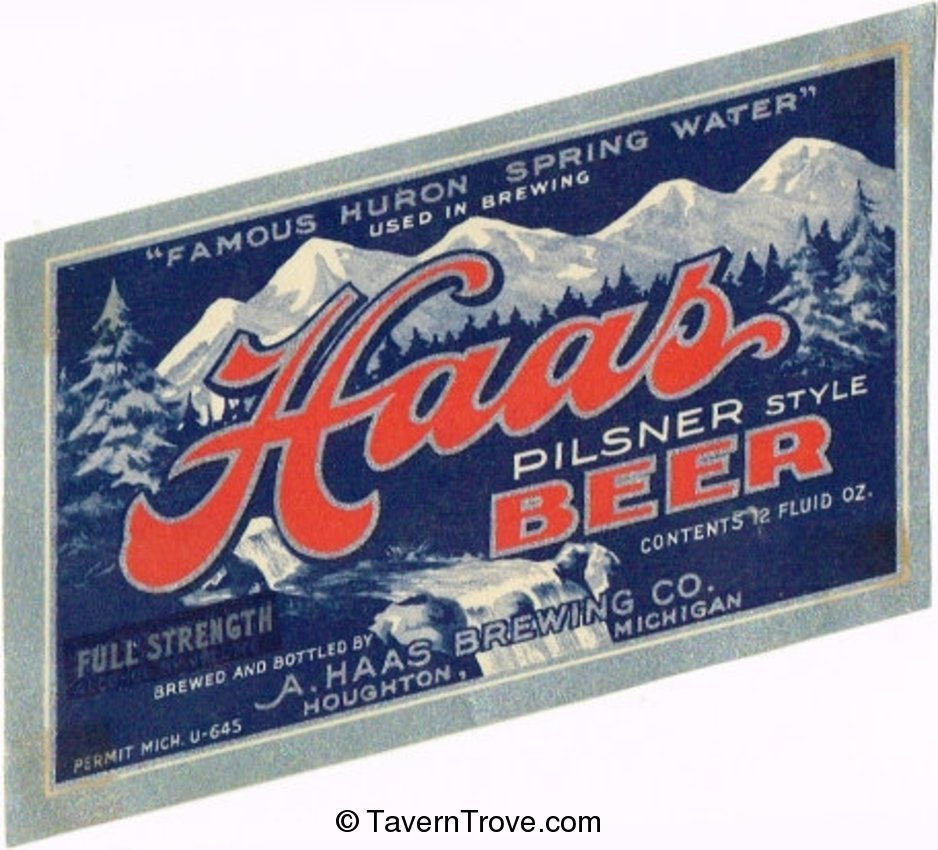 Haas Pilsner Style Beer