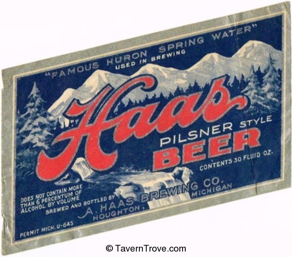 Haas Pilsner Style Beer