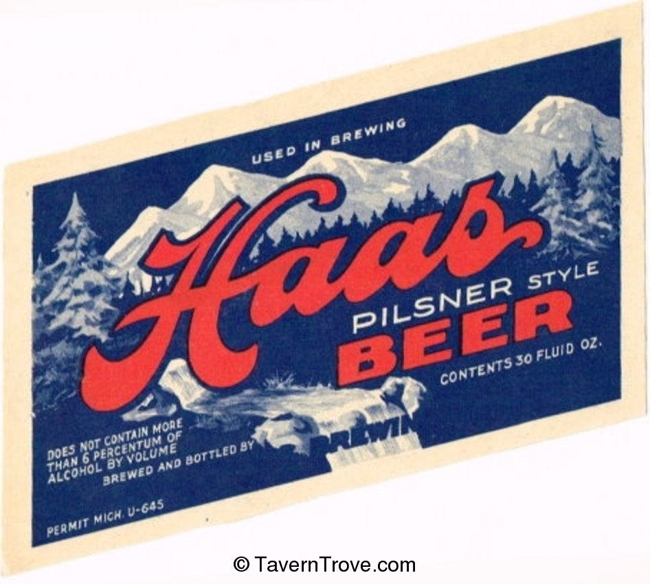 Haas Pilsner Style Beer