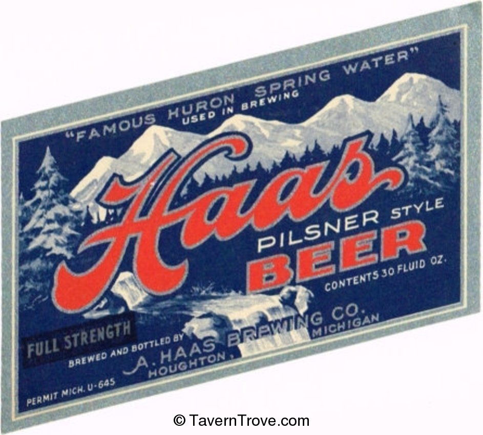 Haas Pilsner Style Beer