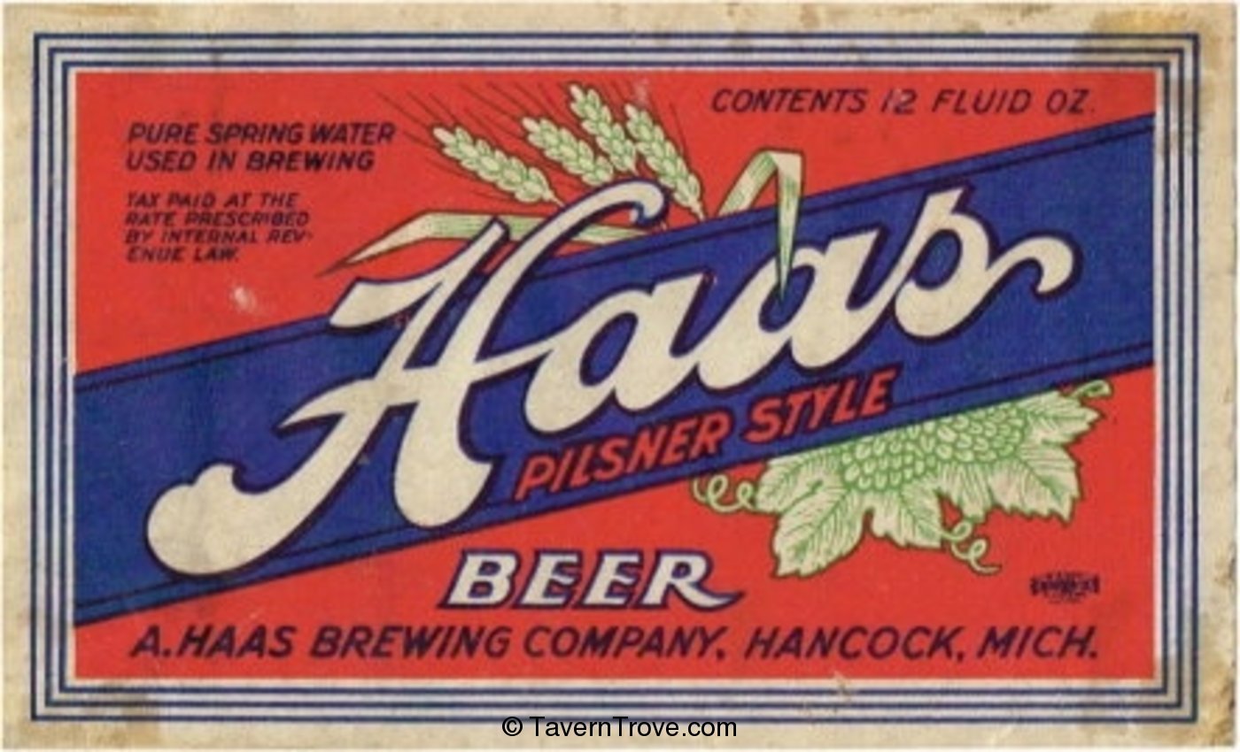 Haas Pilsner Style Beer