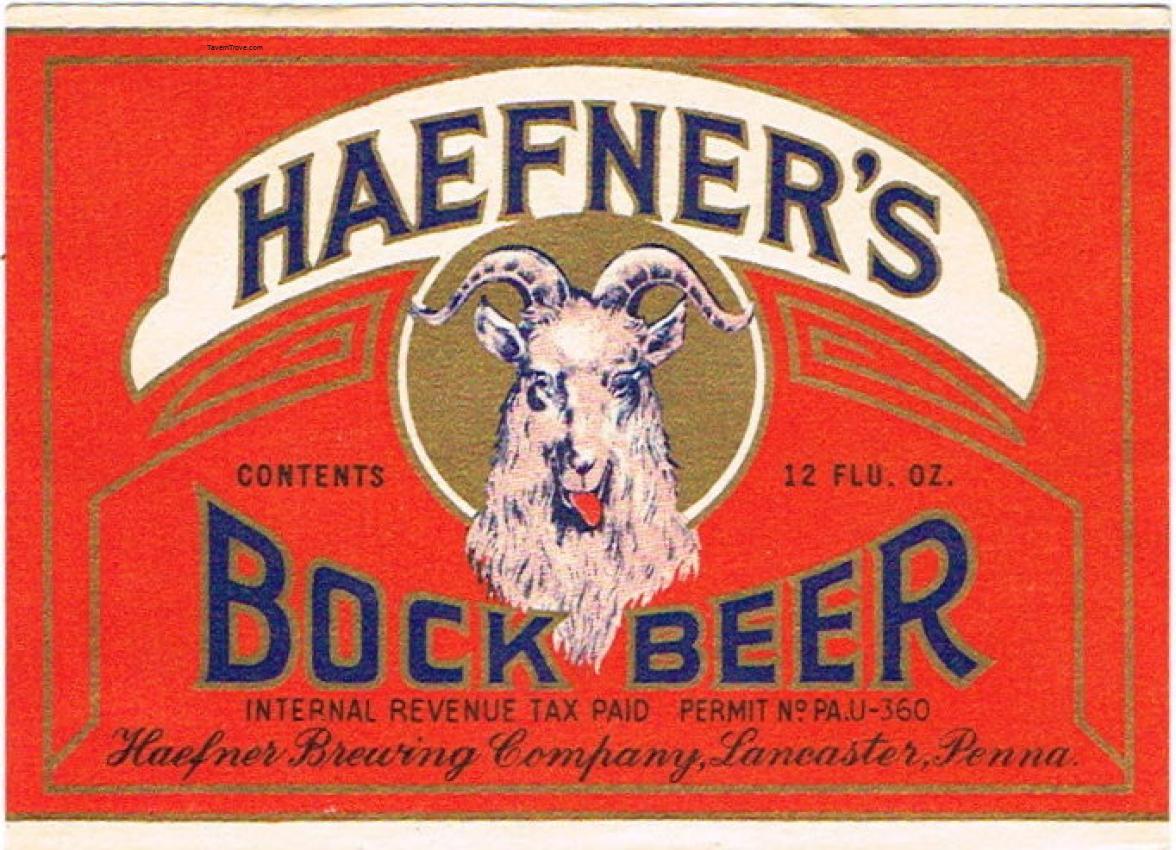 Haefner's Bock Beer