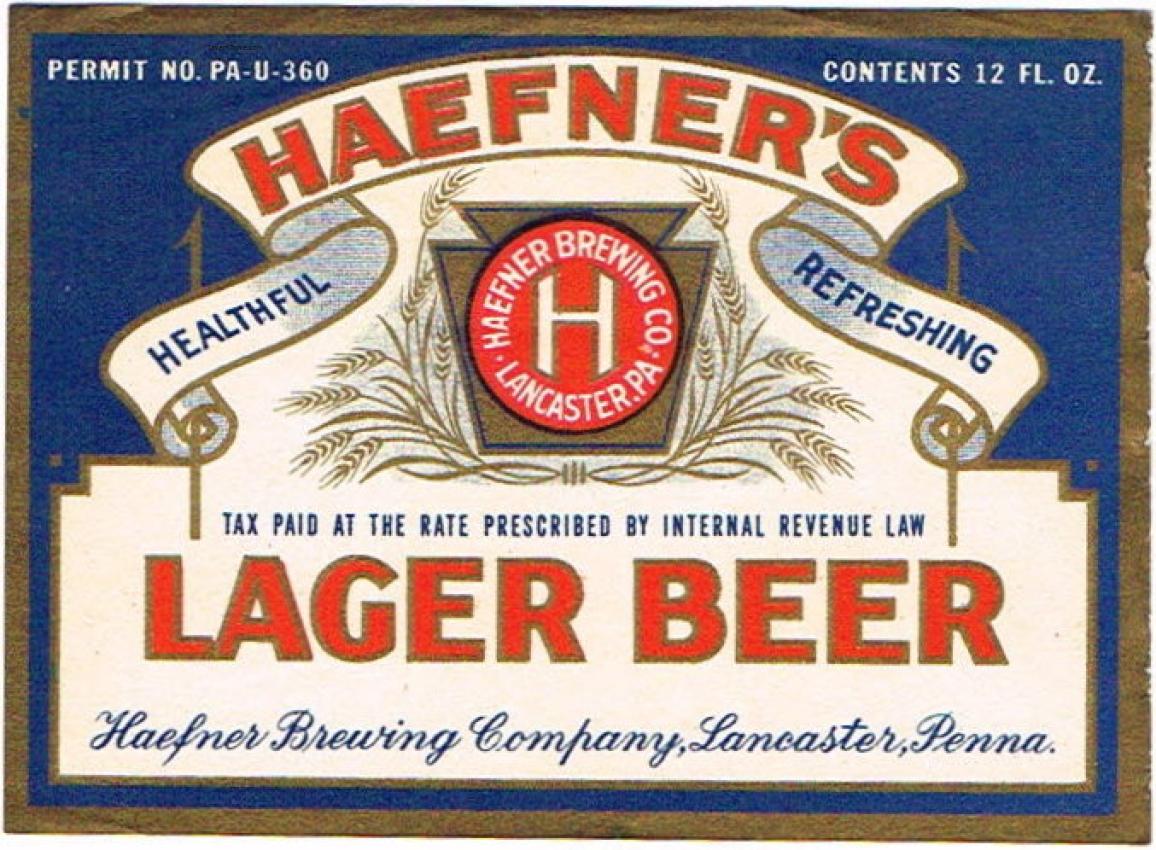 Haefner's Lager Beer