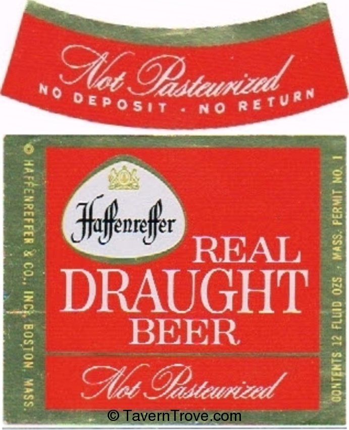 Haffenreffer Real Draught Beer