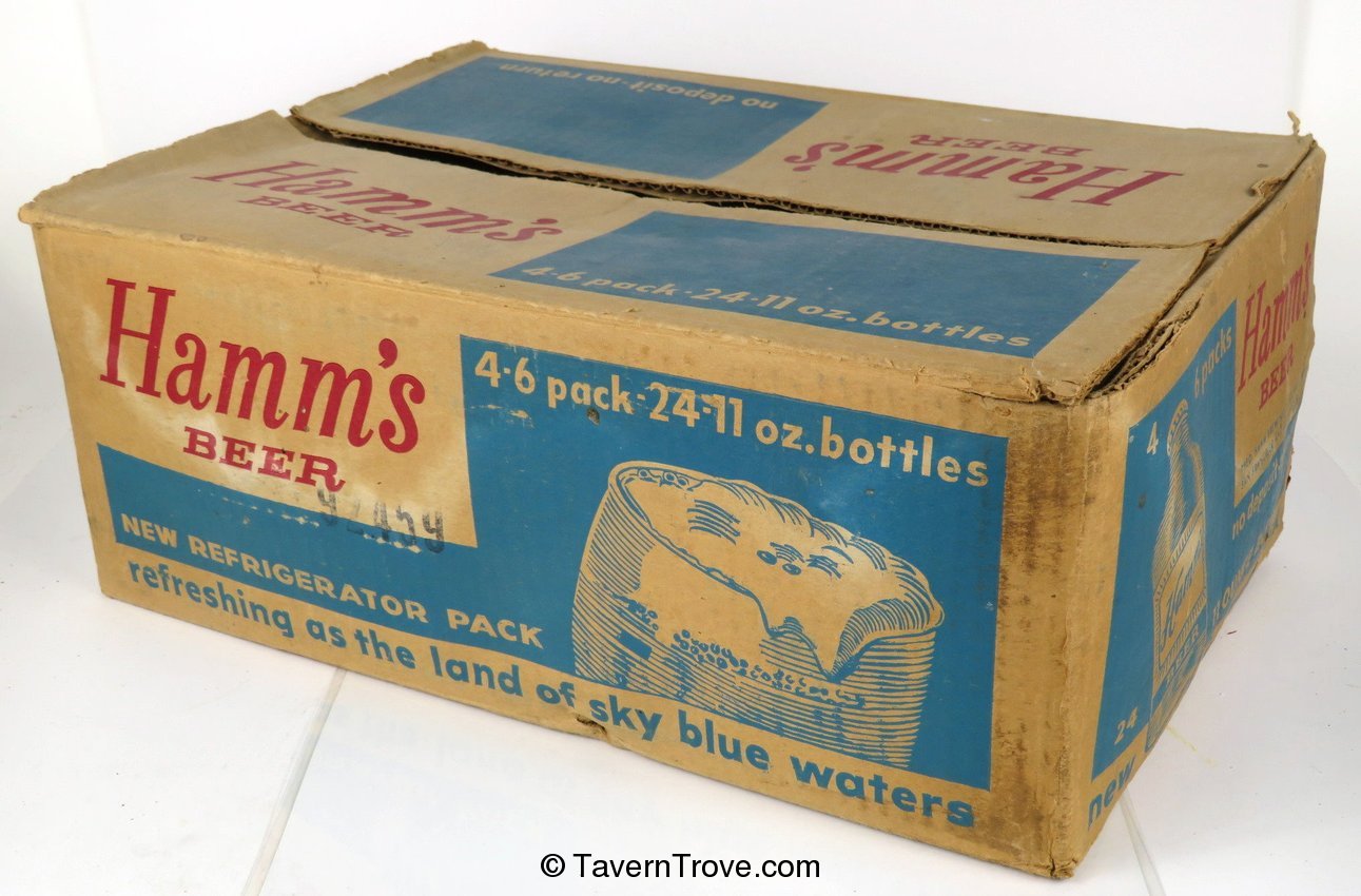 Hamm's Beer 24 NDNR 11oz bottle Box