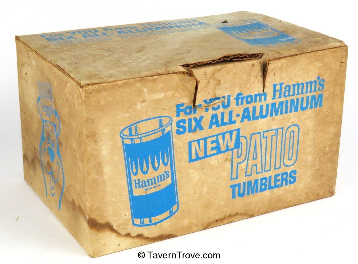 Hamm's Beer Six Pack Patio Tumblers