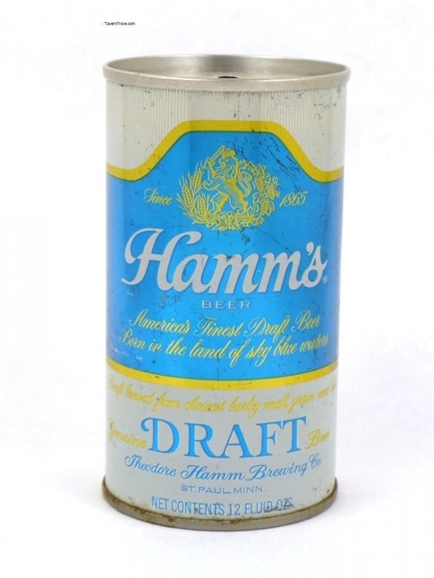 Item #28356 1970 Hamm's Draft Beer Tab Top Can T73-14