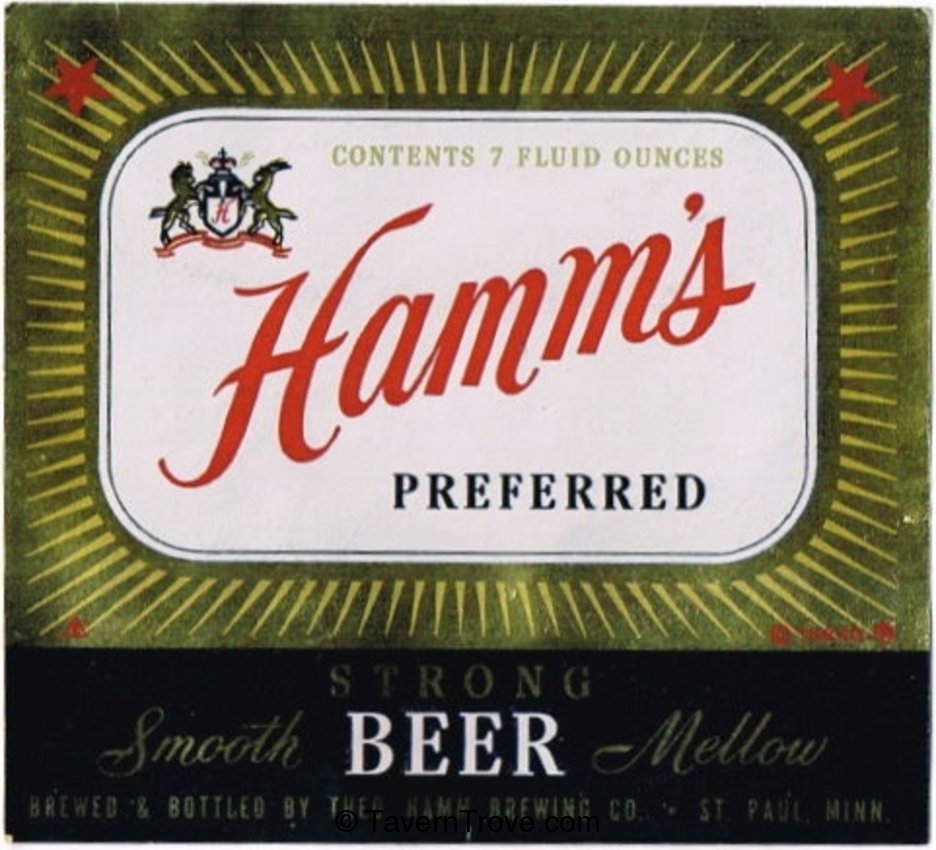 Hamm's Preferred Beer 