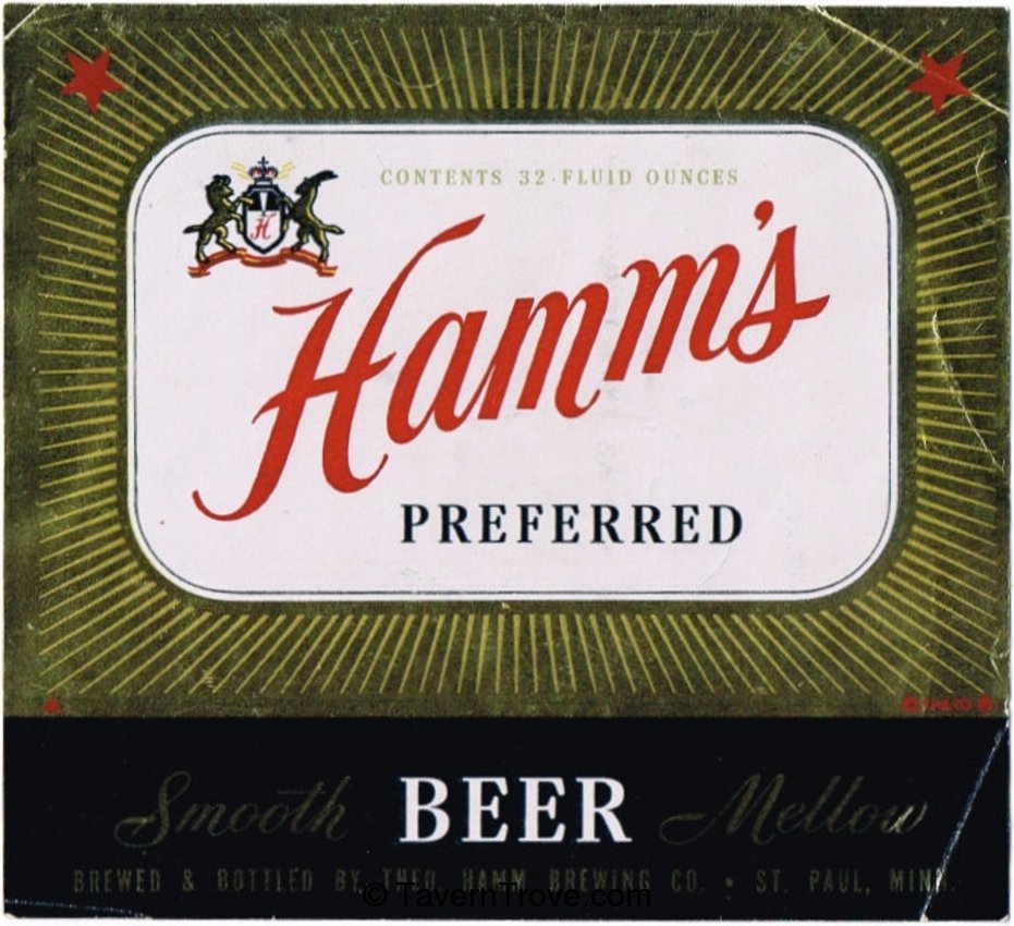 Hamm's Preferred Beer 