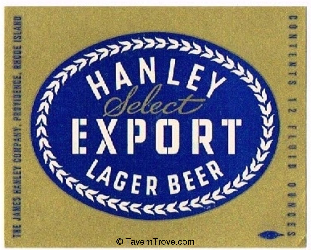 Hanley Select Export Lager Beer