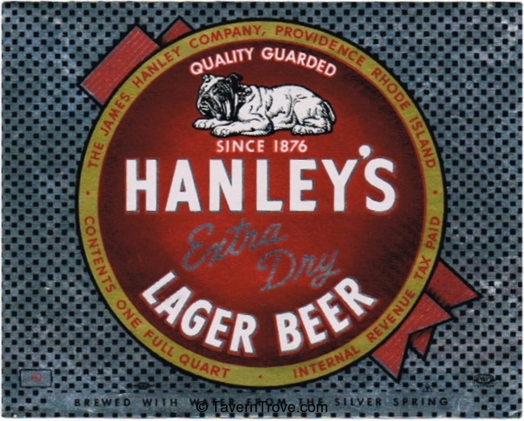 Hanley's Extra Dry Lager Beer