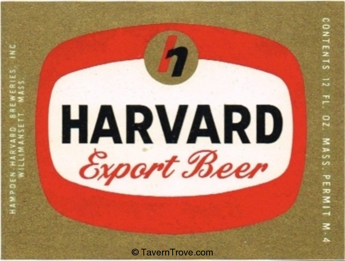 Harvard Export Beer