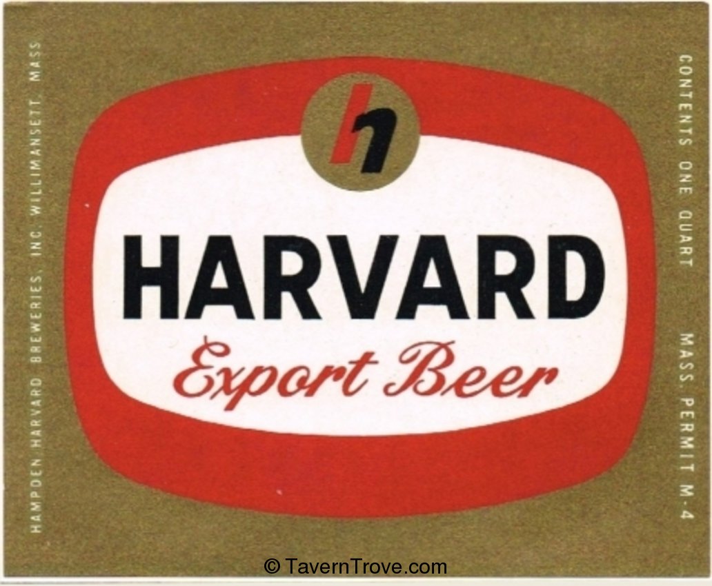 Harvard Export Beer