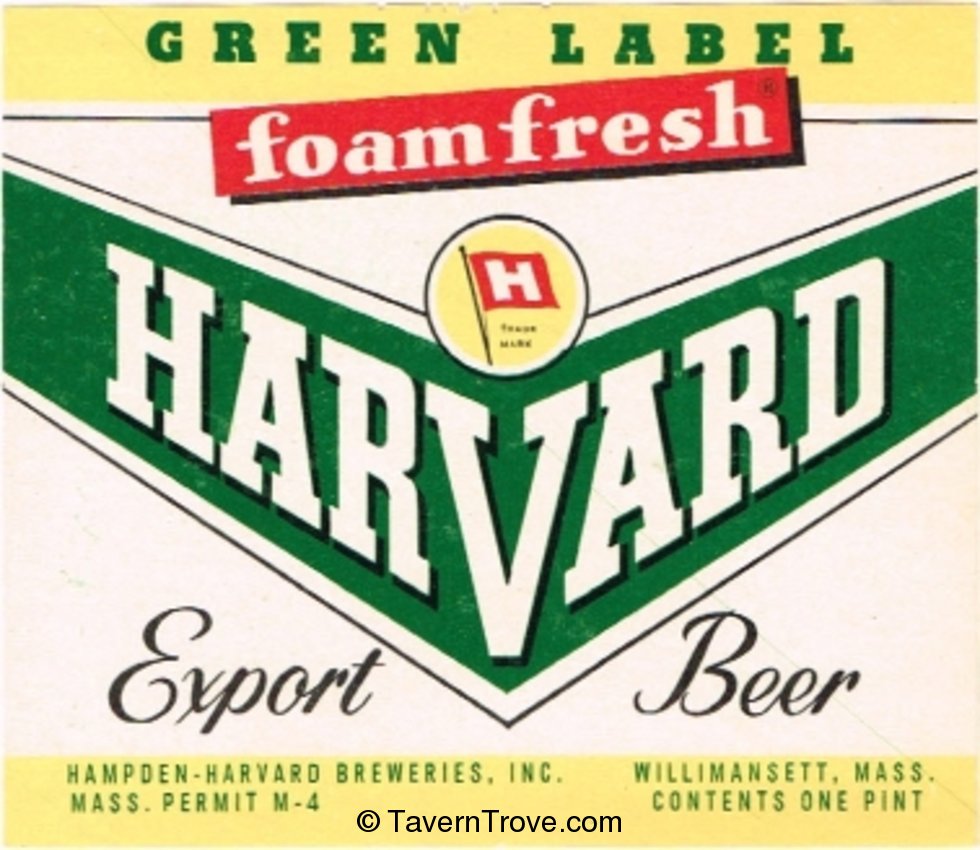 Harvard Export Beer